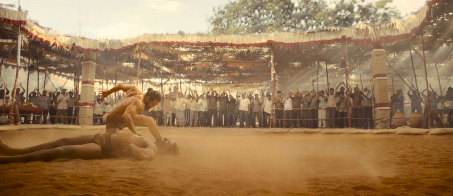 Ram Charan Photos From Peddi Trailer
