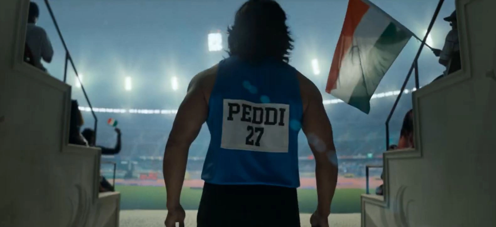 Ram Charan Photos From Peddi Trailer