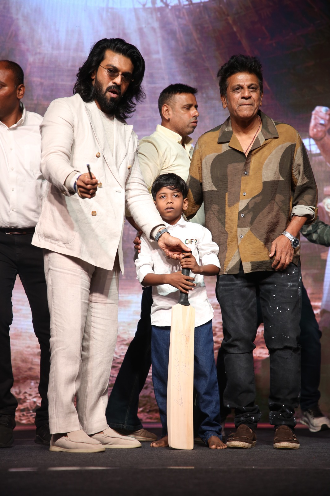 Ram Charan Peddi movie release press meet at Bengaluru