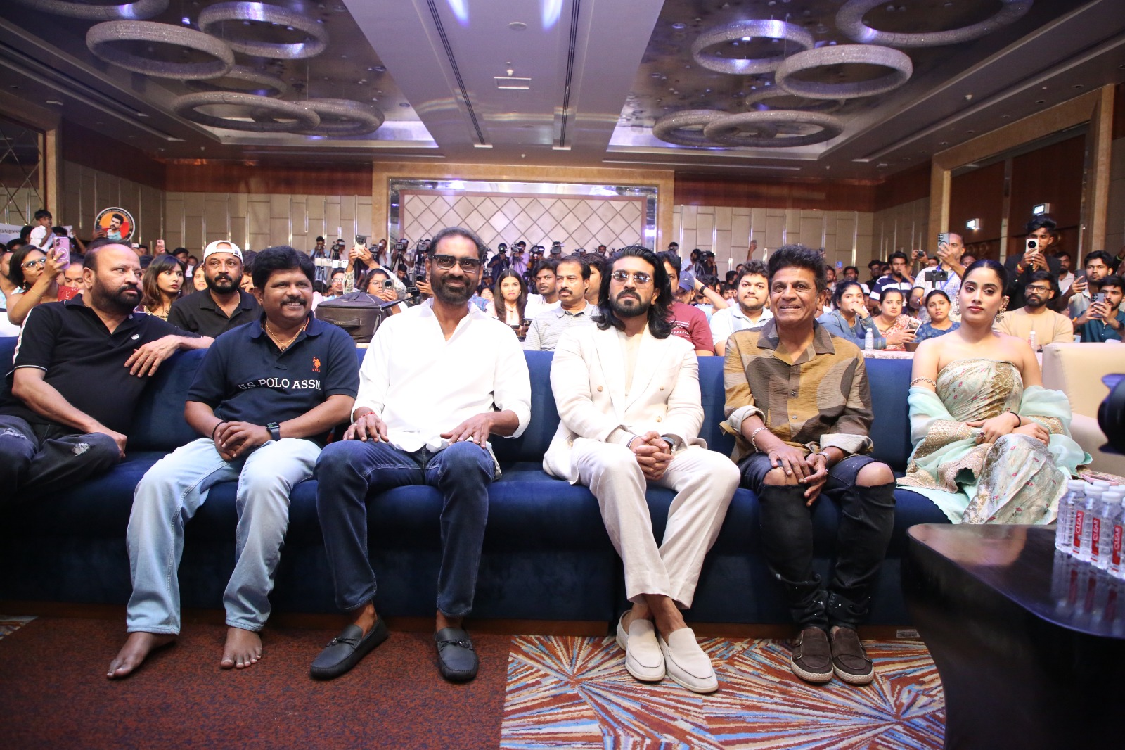 Ram Charan Peddi movie release press meet at Bengaluru