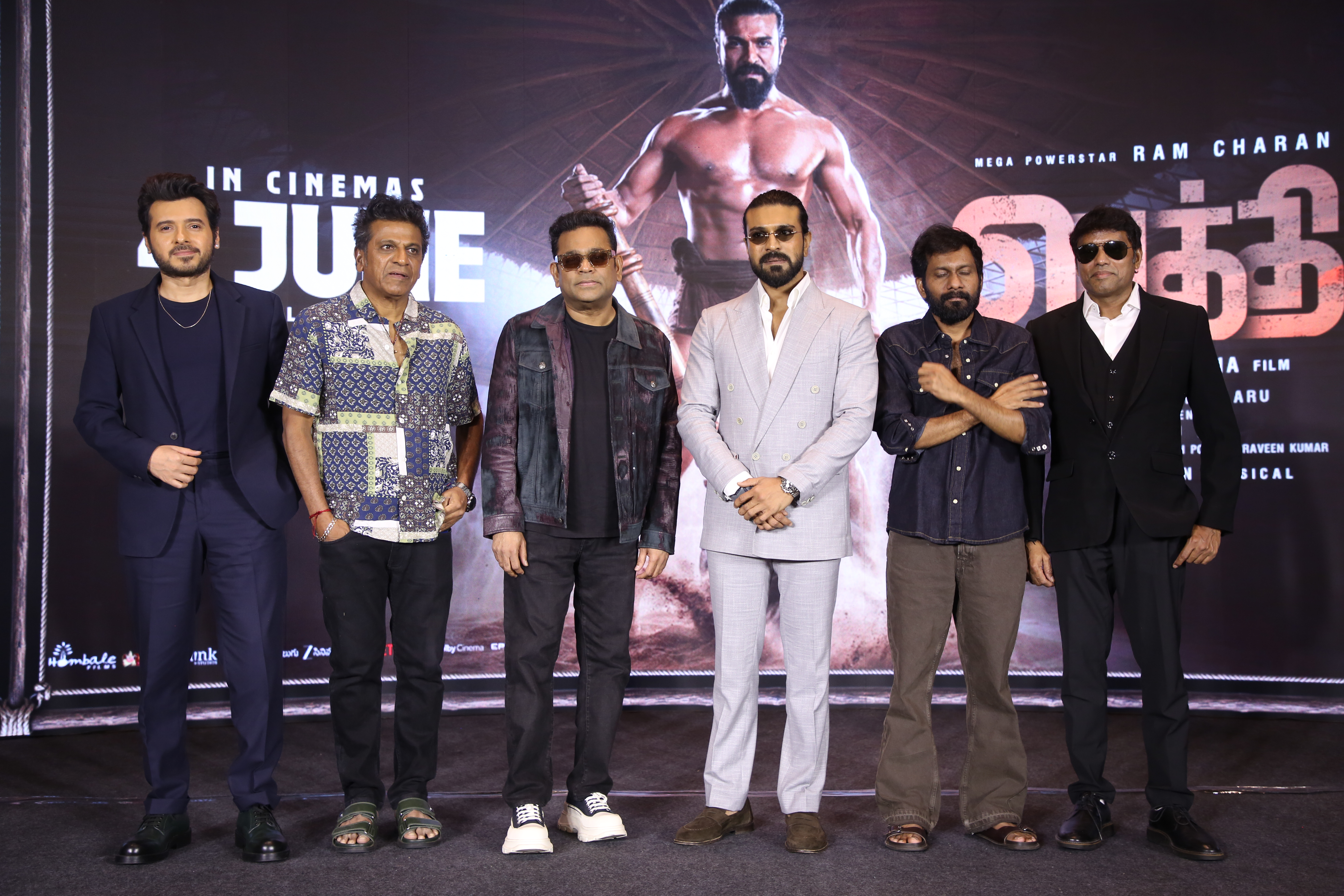 Ram charan Peddi movie Chennai event photos