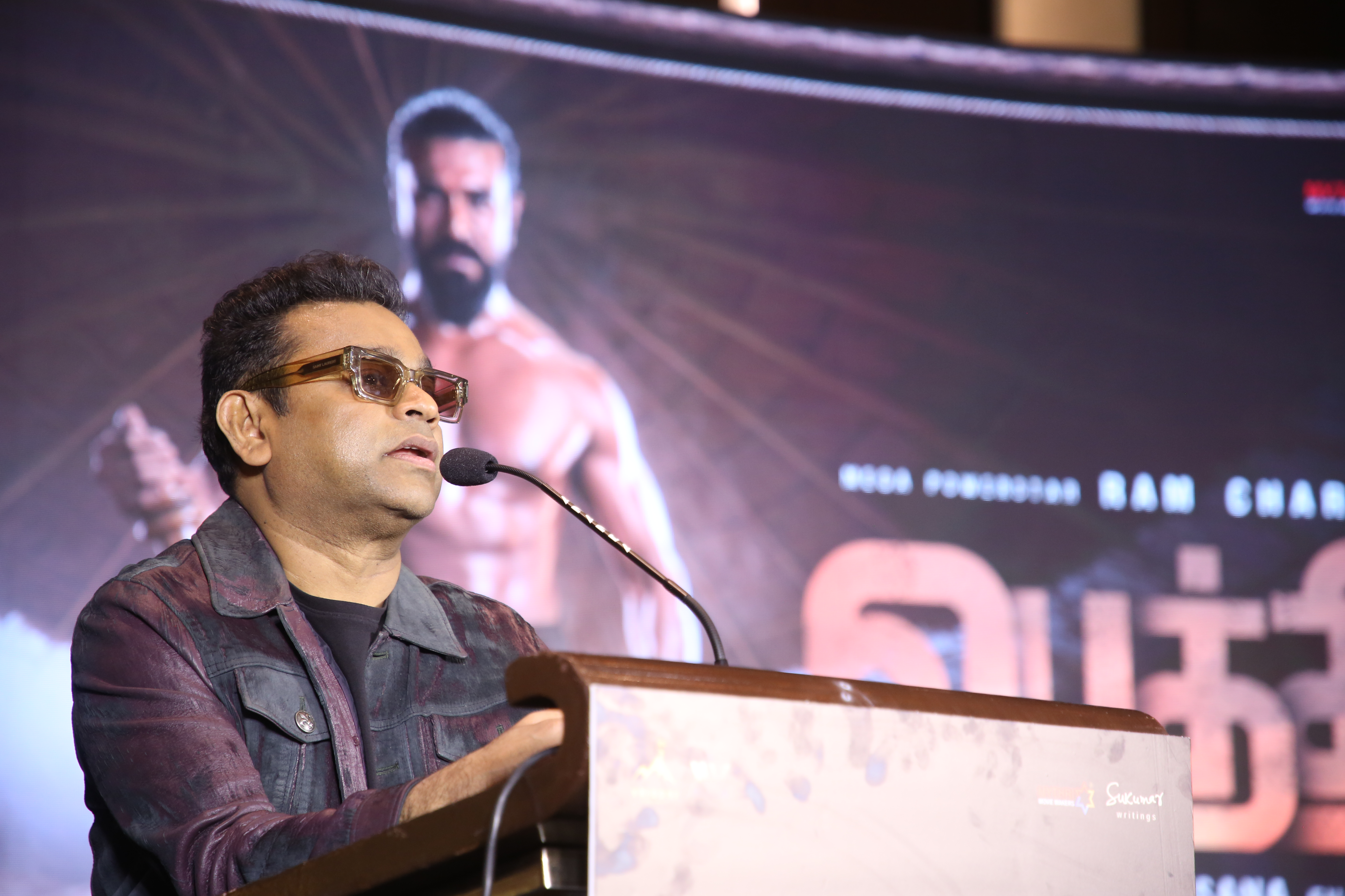 Ram charan Peddi movie Chennai event photos