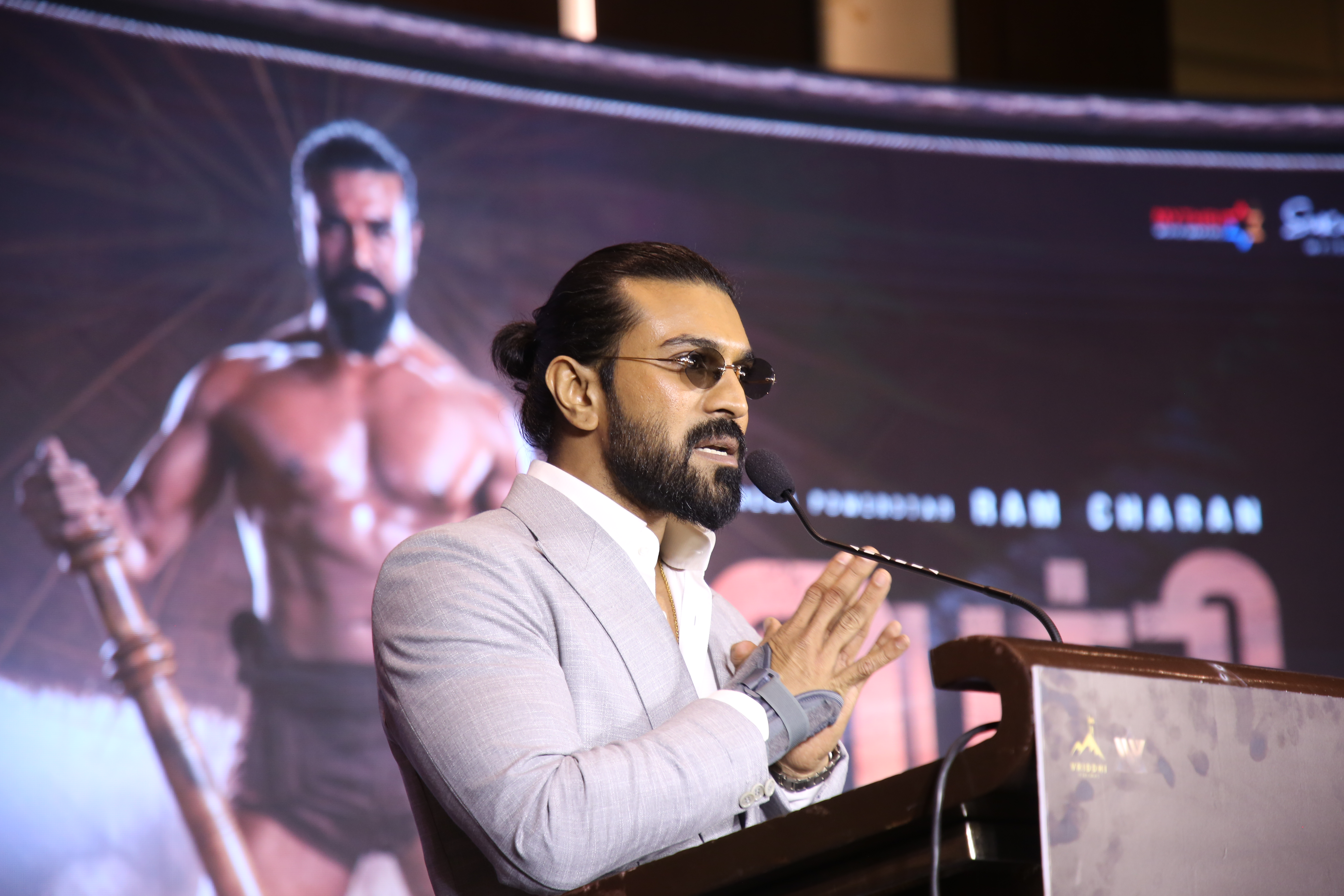 Ram charan Peddi movie Chennai event photos