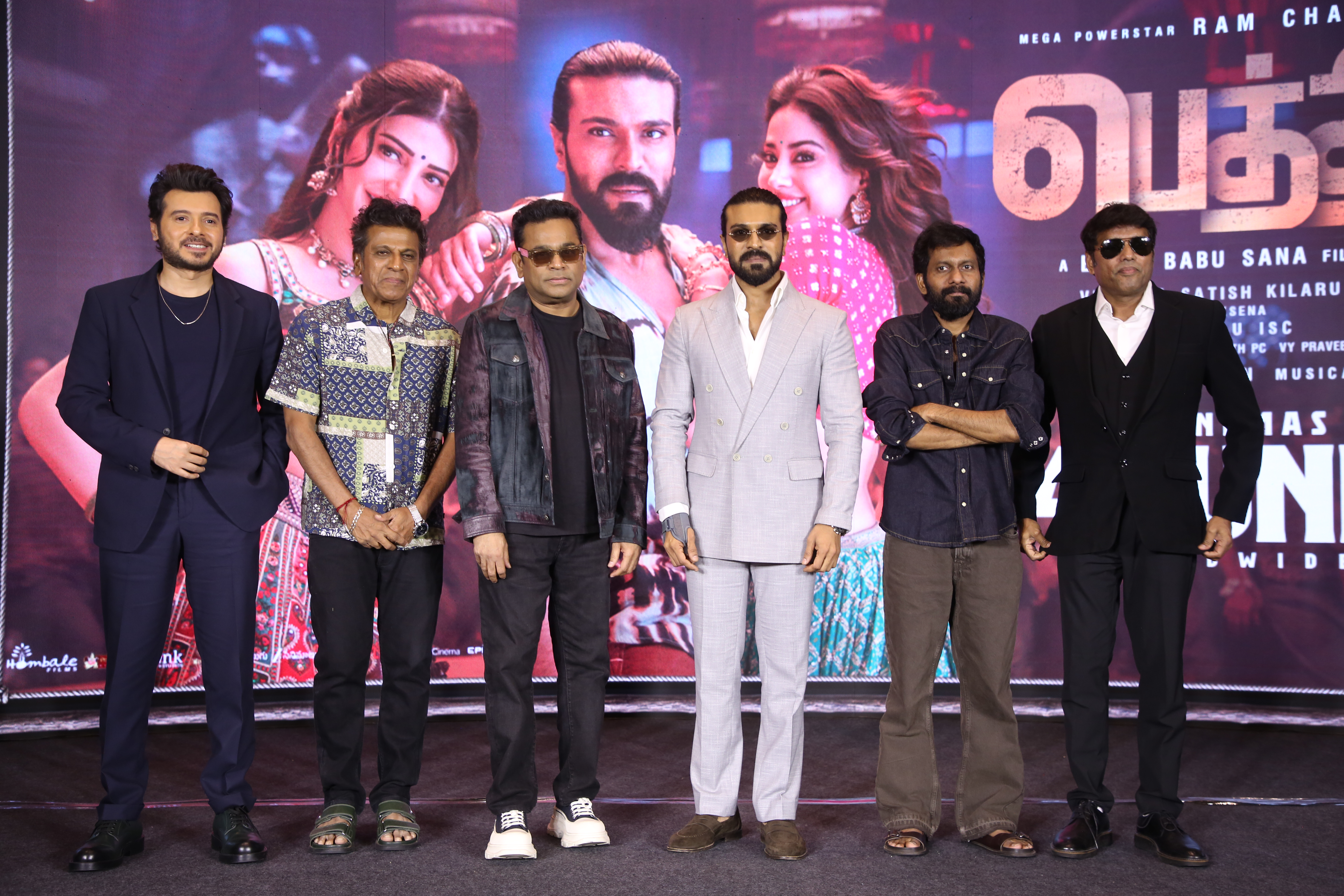 Ram charan Peddi movie Chennai event photos