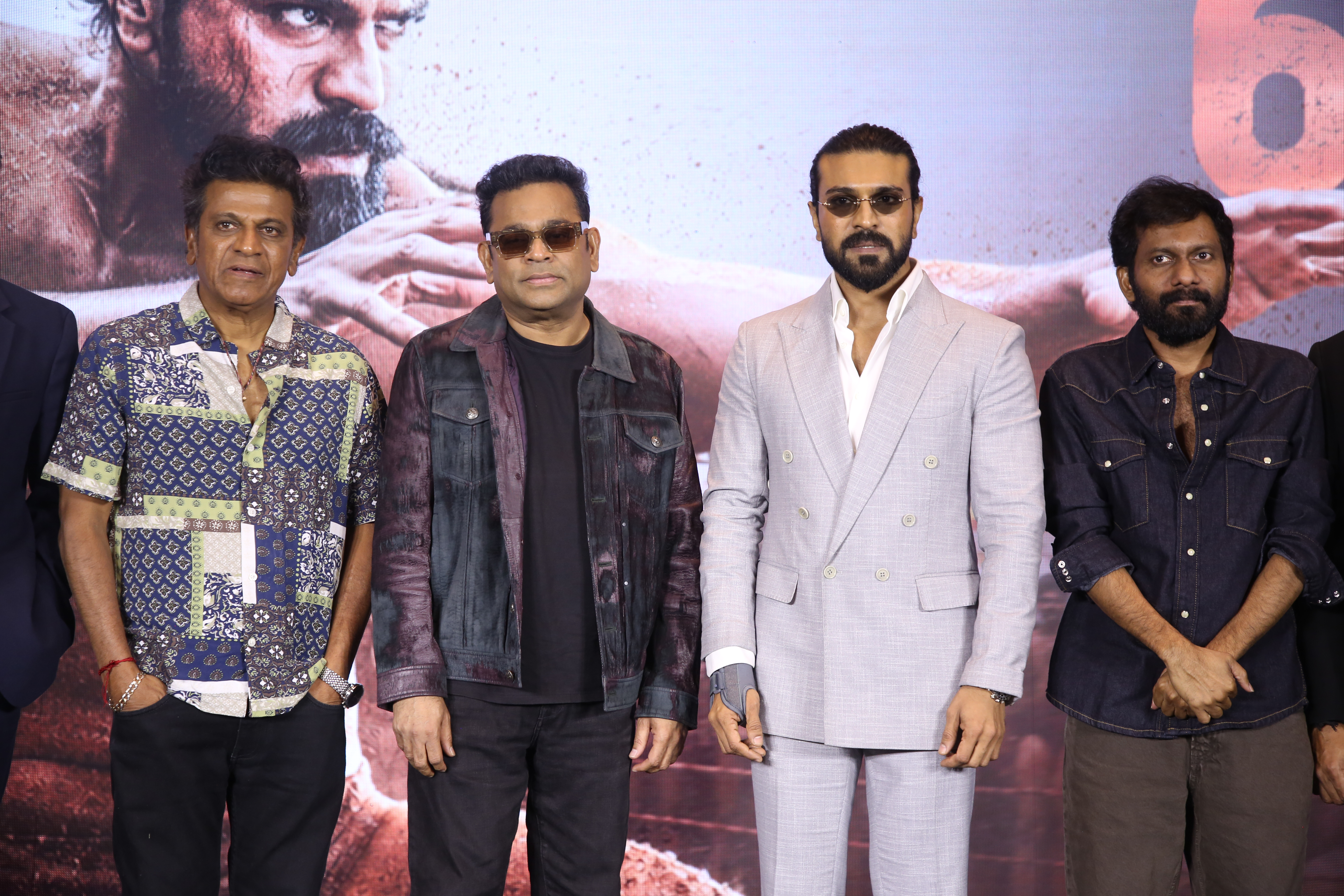 Ram charan Peddi movie Chennai event photos