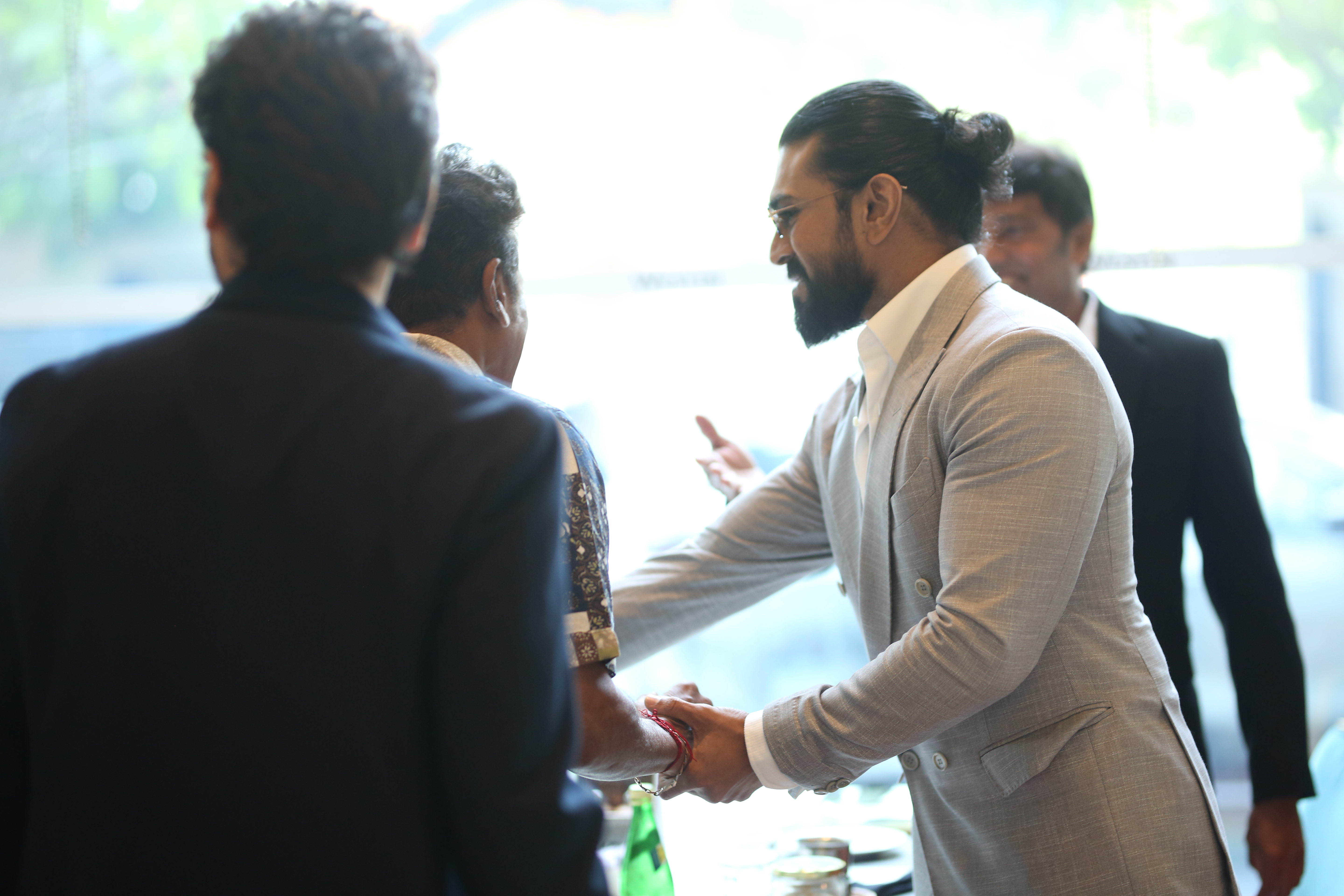 Ram charan Peddi movie Chennai event photos