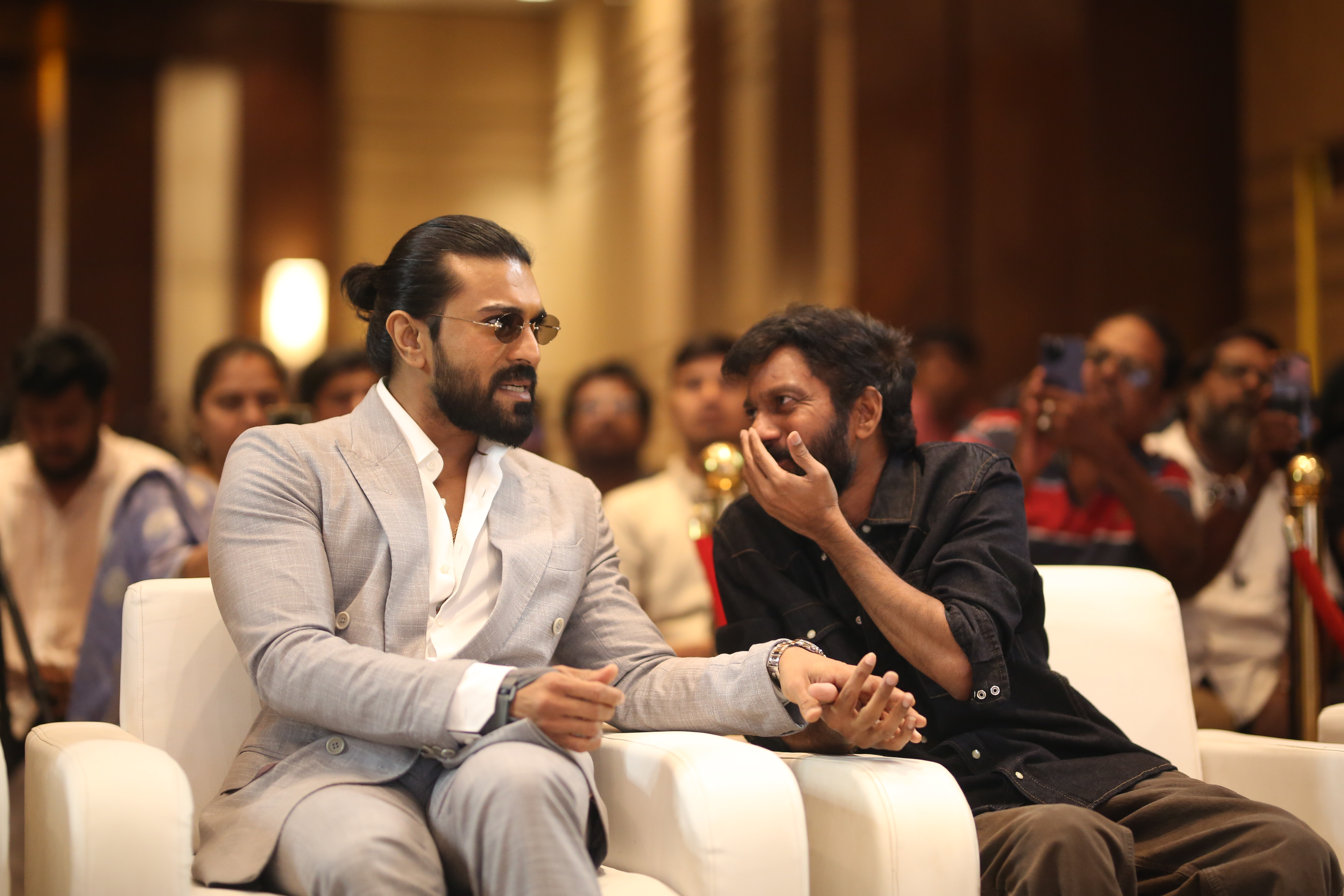 Ram charan Peddi movie Chennai event photos