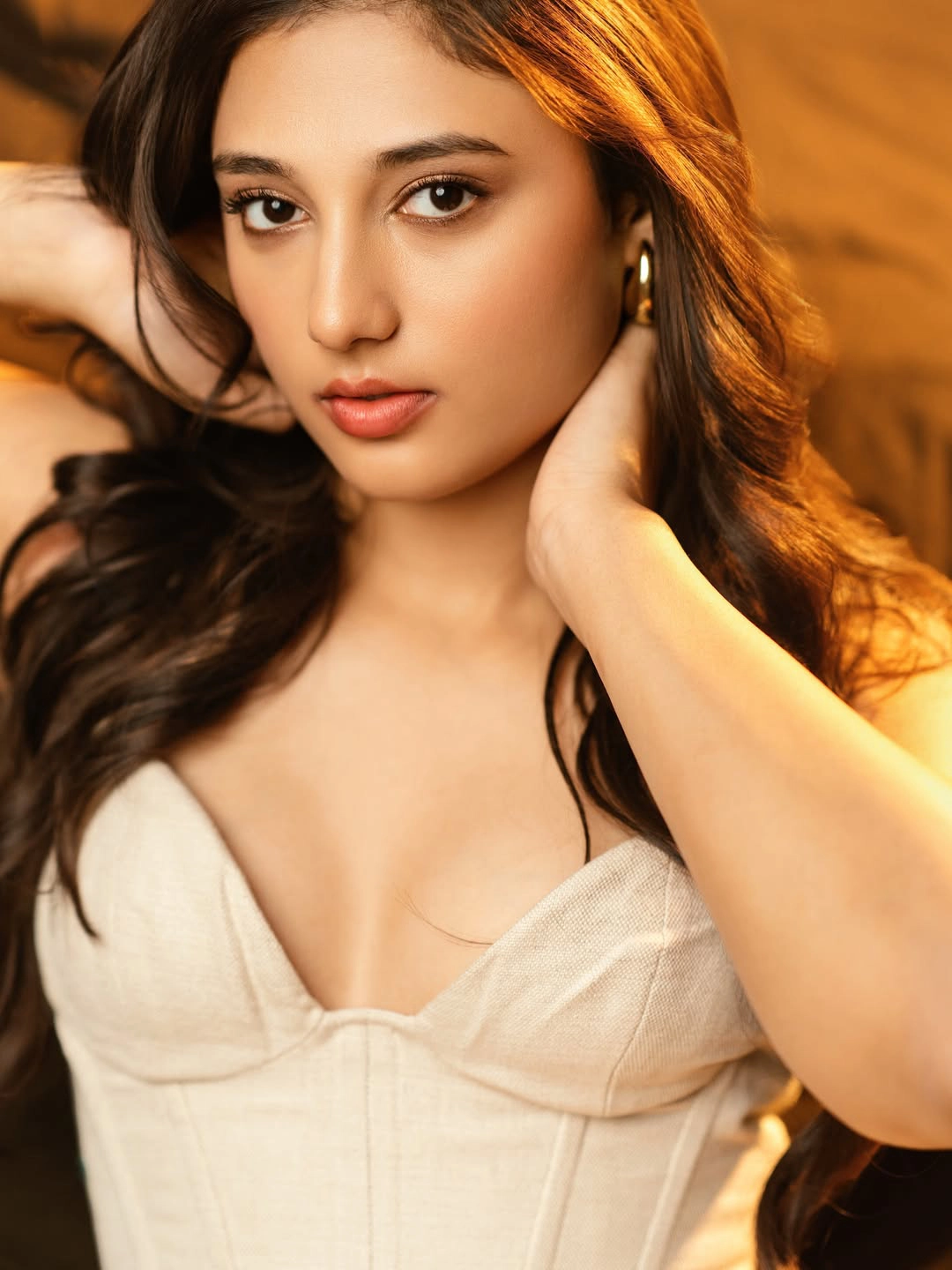Ritika Nayak Sizzling Poses in Short Dress