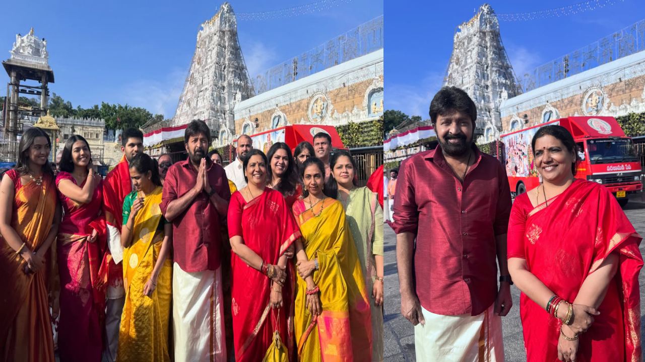 Rajasekhar: తిరుమల శ్రీవారి సేవలో సీనియర్ హీరో రాజశేఖర్.. ఫ్యామిలీతో ఫోటోలు వైరల్