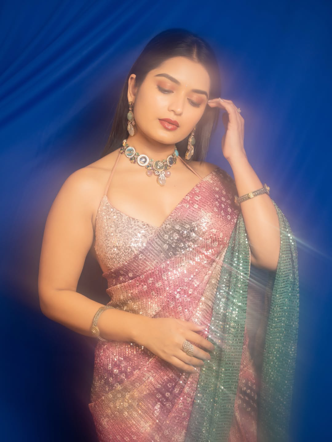 Serial actress priyanka jain stunning looks in saree