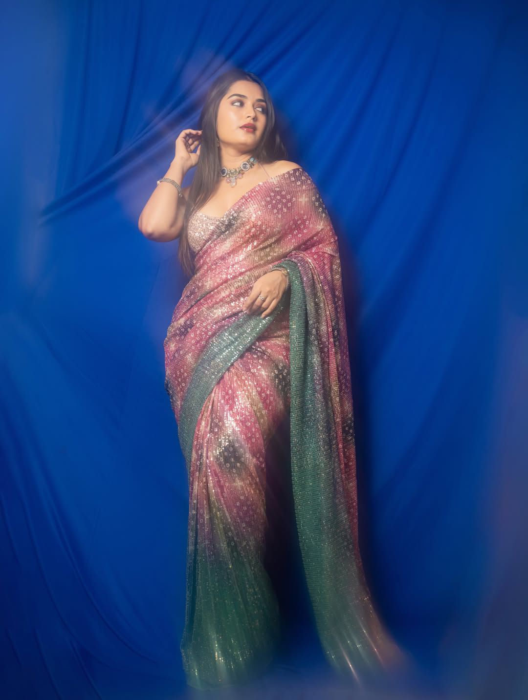 Serial actress priyanka jain stunning looks in saree