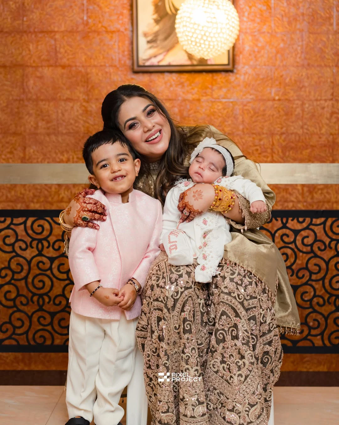 Actress Shamna Kasim Poorna Daughter Cradle Ceremony Photos