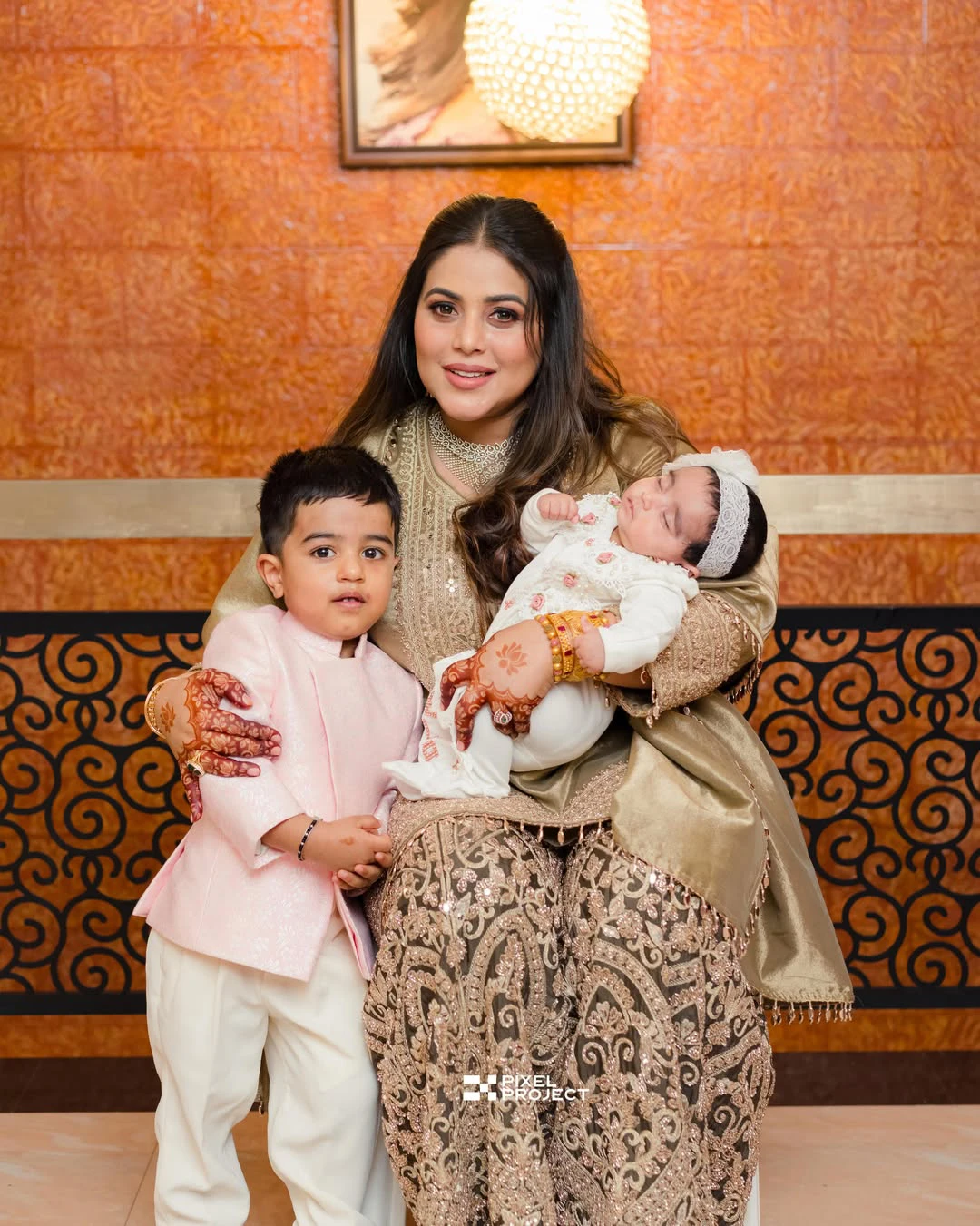 Actress Shamna Kasim Poorna Daughter Cradle Ceremony Photos