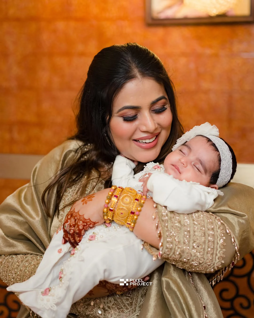Actress Shamna Kasim Poorna Daughter Cradle Ceremony Photos