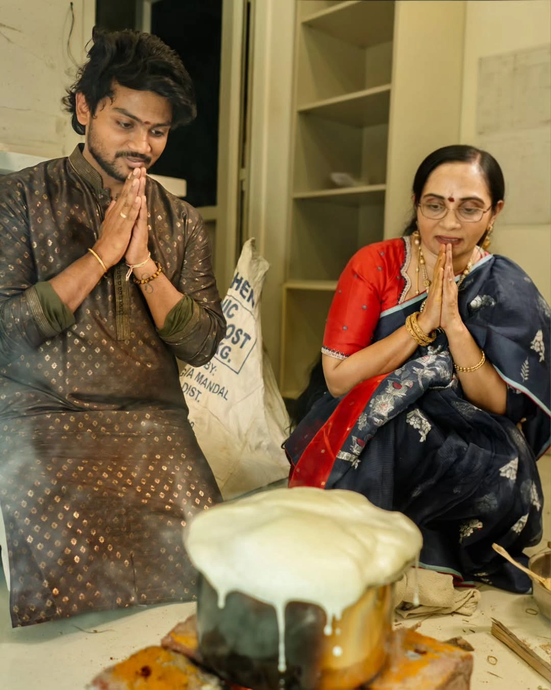 Shanmukh Jaswanth House Opening Ceremony with Vaishnavi
