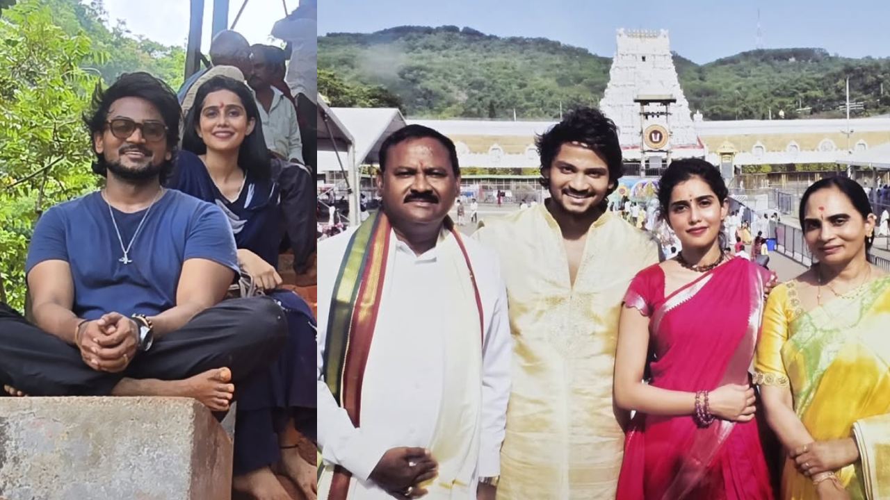 Shanmukh Jaswanth Visits Tirumala with Vaishnavi