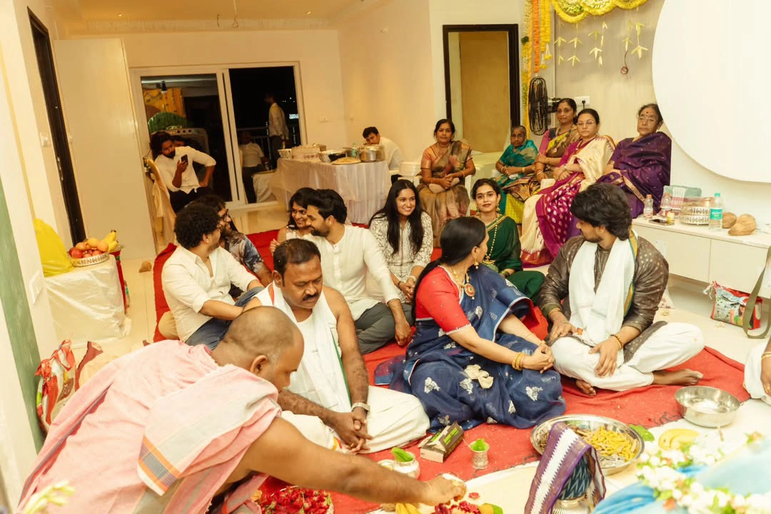 Shanmukh Jaswanth House Opening Ceremony with Vaishnavi