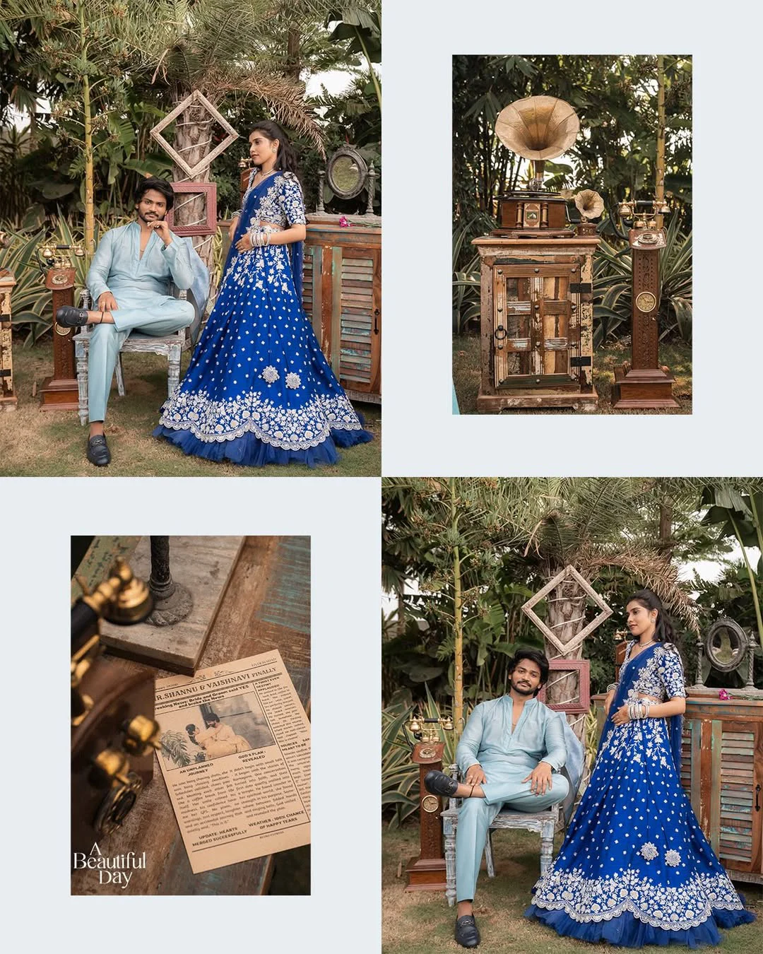 Shanmukh Jaswanth Vaishnavi Engagement Photos