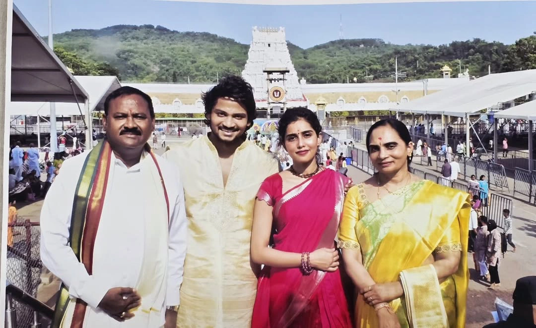 Shanmukh Jaswanth Visits Tirumala with Vaishnavi