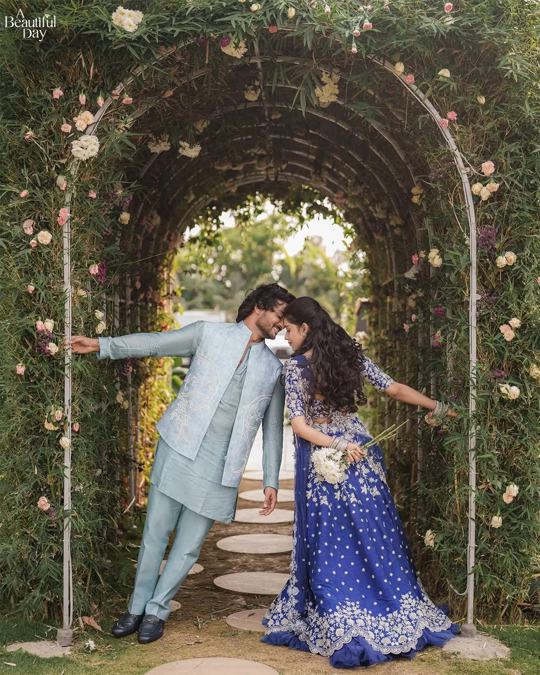 Shanmukh Jaswanth Vaishnavi Engagement Photos