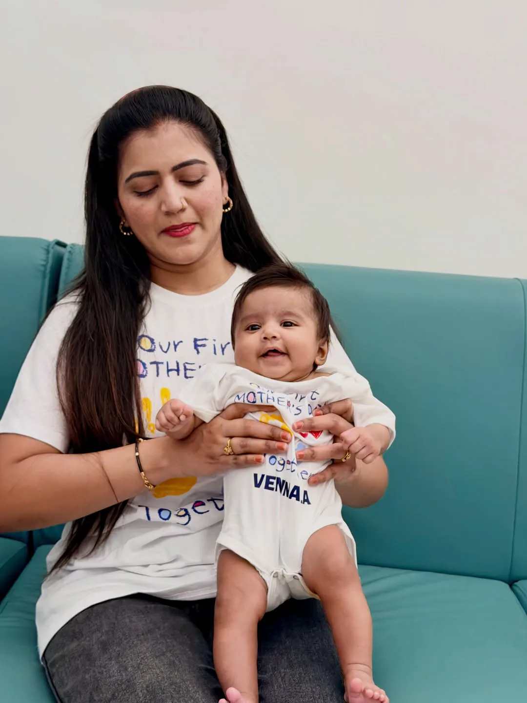 Siva Jyothi shared special photos with her daughter Vennela on Mothers Day