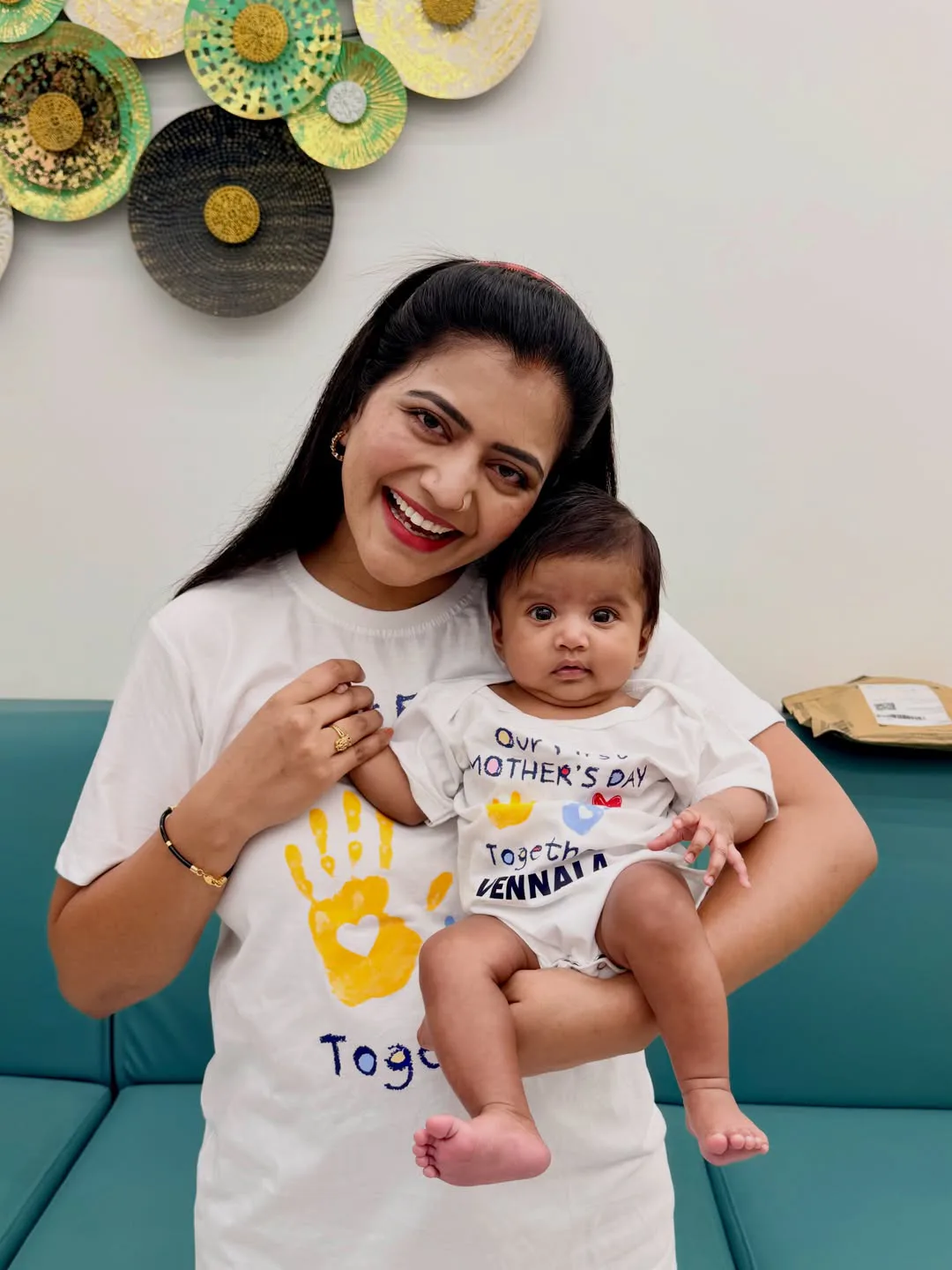Siva Jyothi shared special photos with her daughter Vennela on Mothers Day