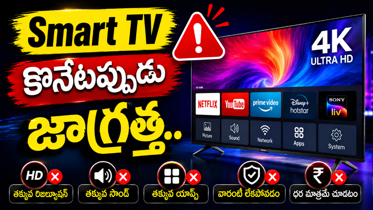 Smart TV Buying Guide : కొత్త స్మార్ట్‌టీవీ కొనేముందు ఈ మిస్టేక్స్ చేయొద్దు.. లేదంటే భారీగా నష్టపోతారు.. అవేంటో తెలుసా?