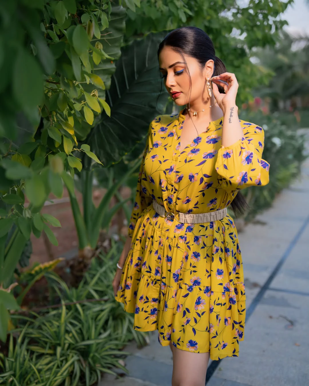 Sreemukhi Super Looks in Short Dress