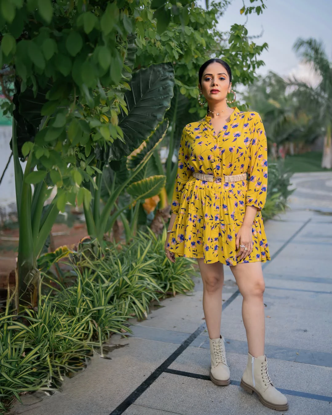 Sreemukhi Super Looks in Short Dress