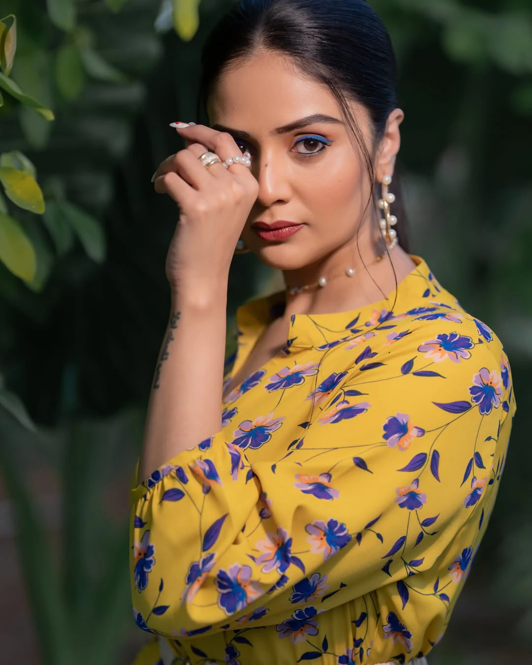 Sreemukhi Super Looks in Short Dress