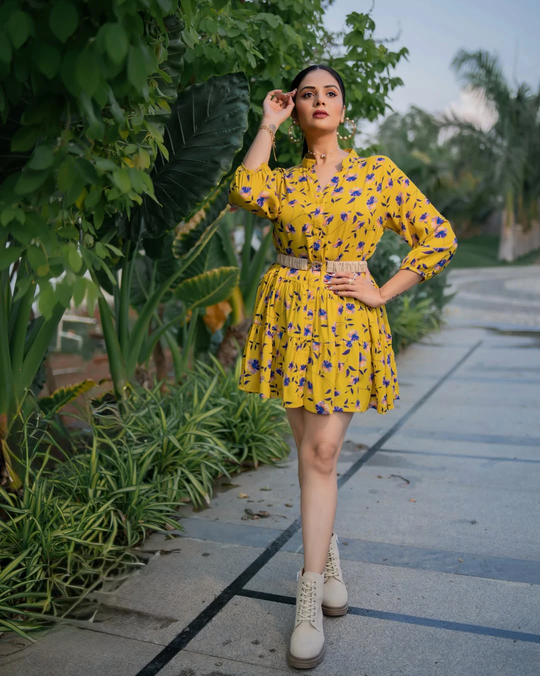 Sreemukhi Super Looks in Short Dress