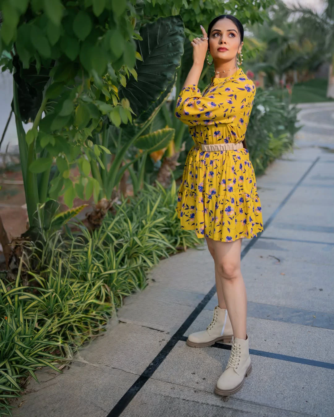 Sreemukhi Super Looks in Short Dress