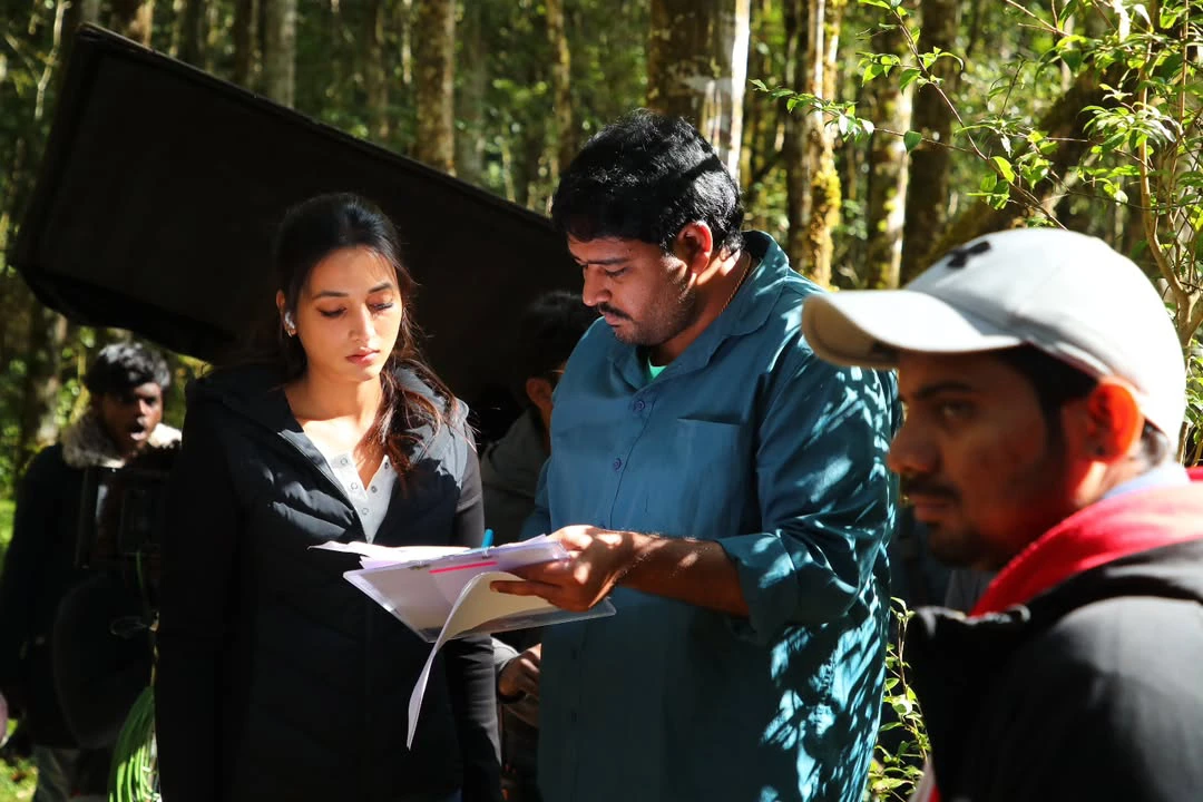 Srinidhi Shetty Shares Nani Hit 3 Movie Working Stills