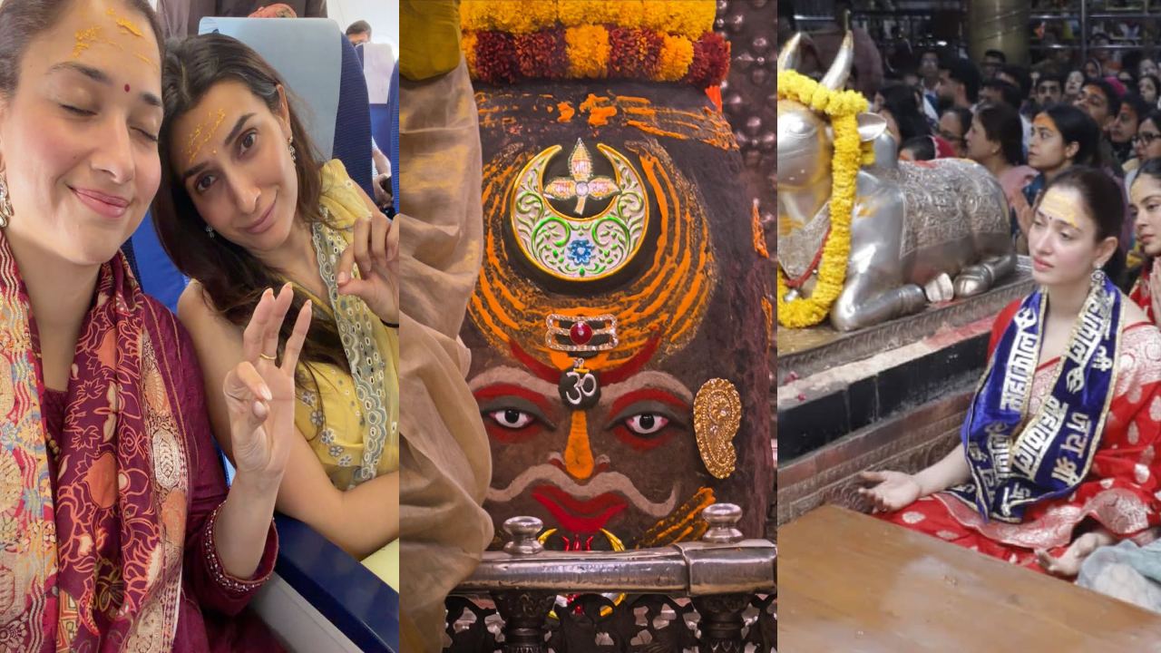 Tamannaah Bhatia: మహాకాళేశ్వరుని సన్నిధిలో తమన్నా.. ఆధ్యాత్మిక యాత్రలో స్టార్ హీరోయిన్.. ఫొటోలు వైరల్