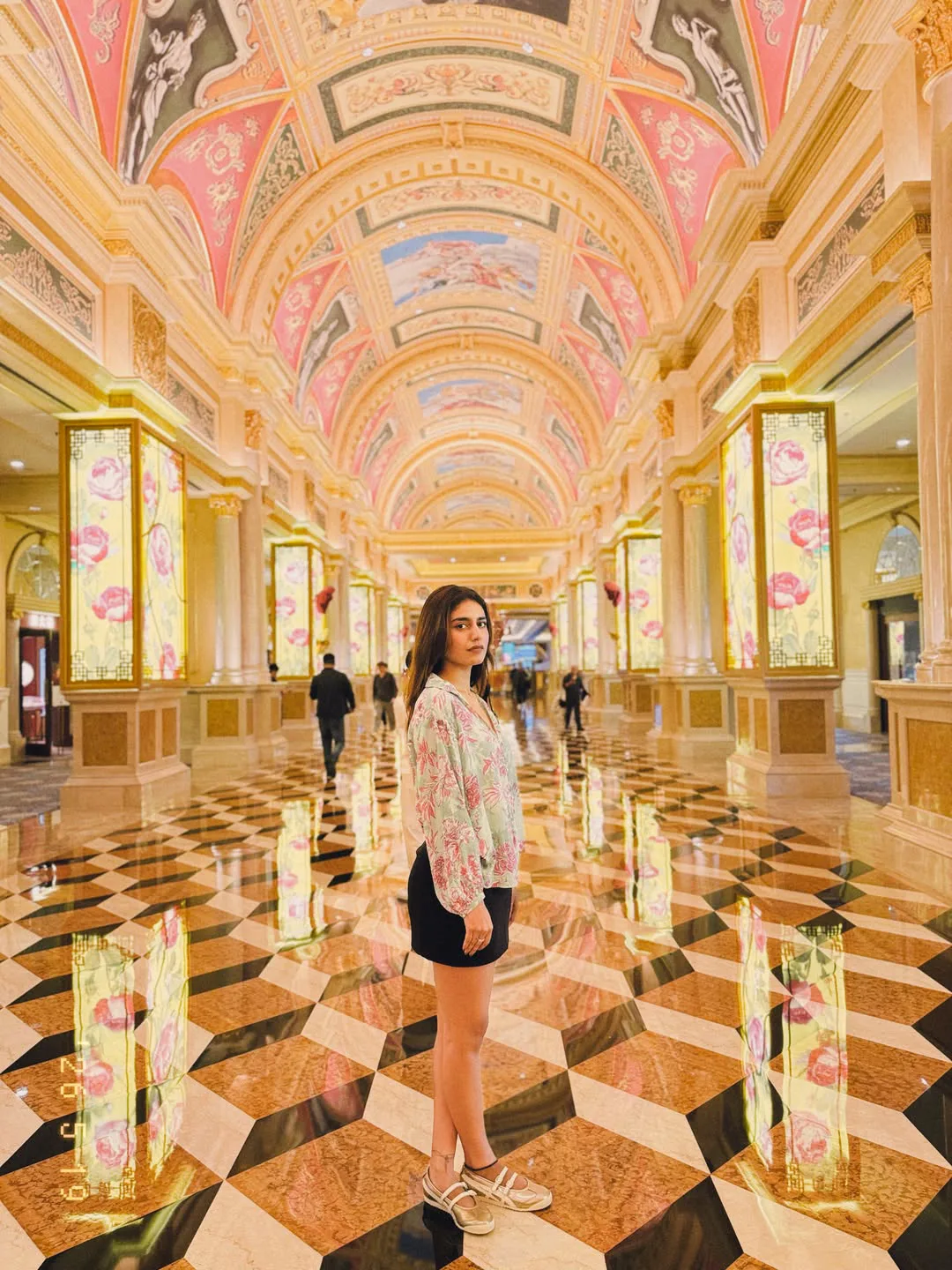 Star beauty Priya Prakash Varrier enjoying a vacation in Macau