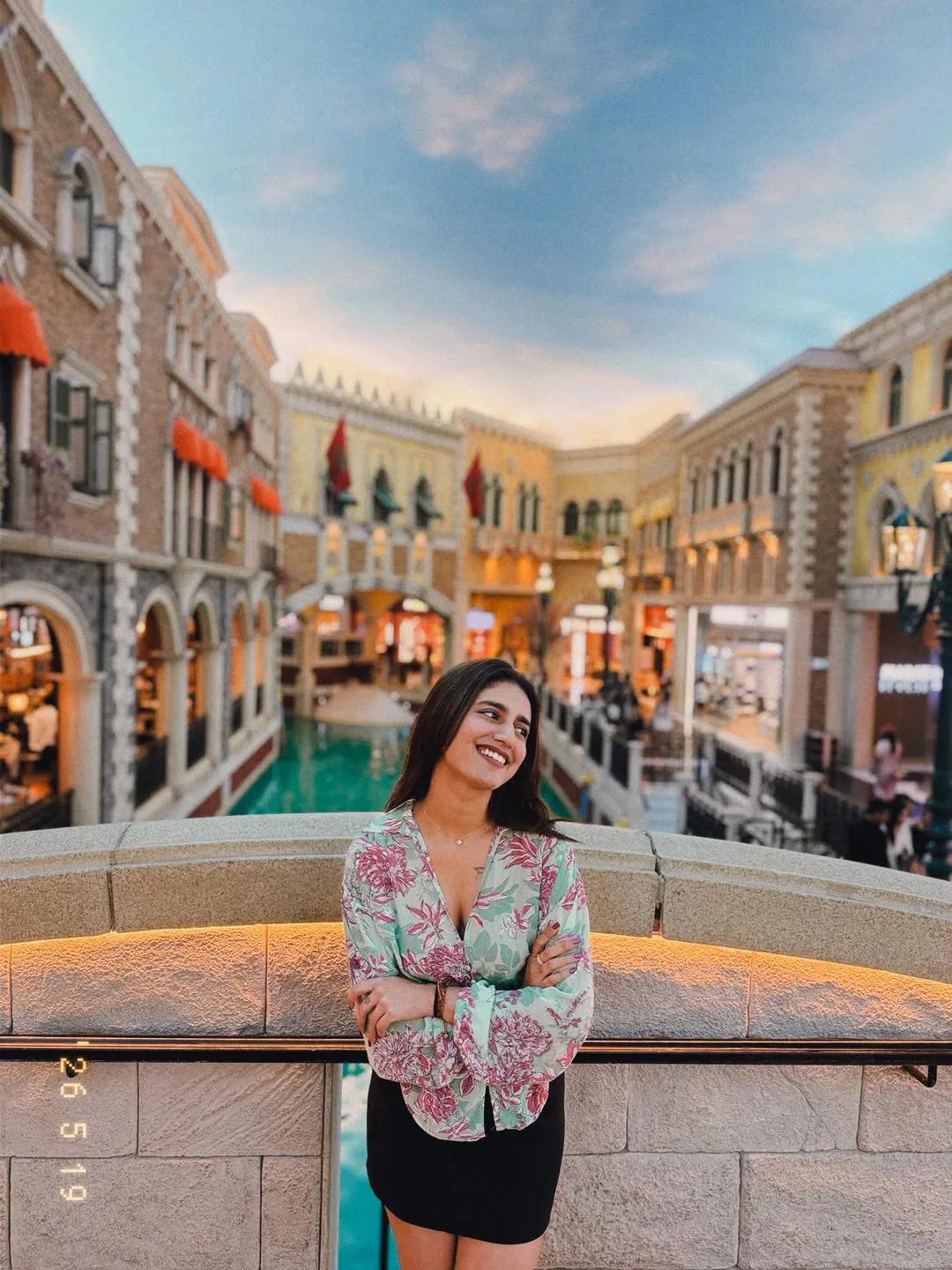 Star beauty Priya Prakash Varrier enjoying a vacation in Macau