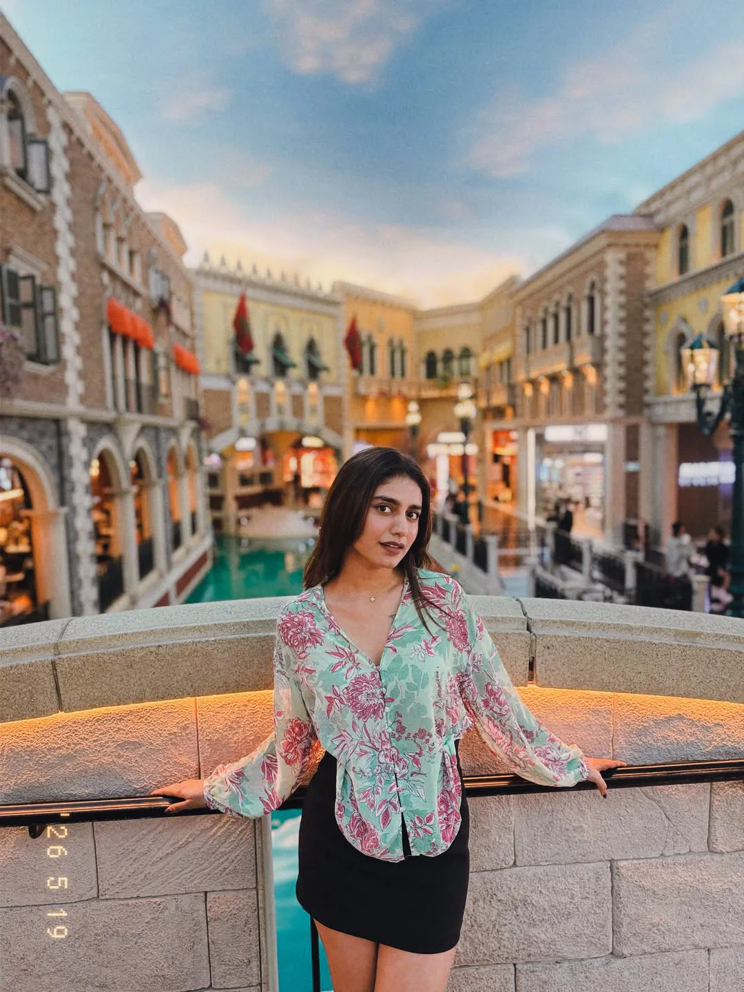 Star beauty Priya Prakash Varrier enjoying a vacation in Macau