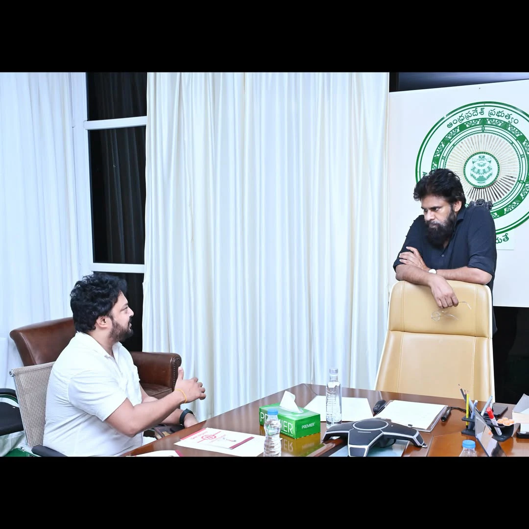 Tanish Alladi Meets Pawan Kalyan
