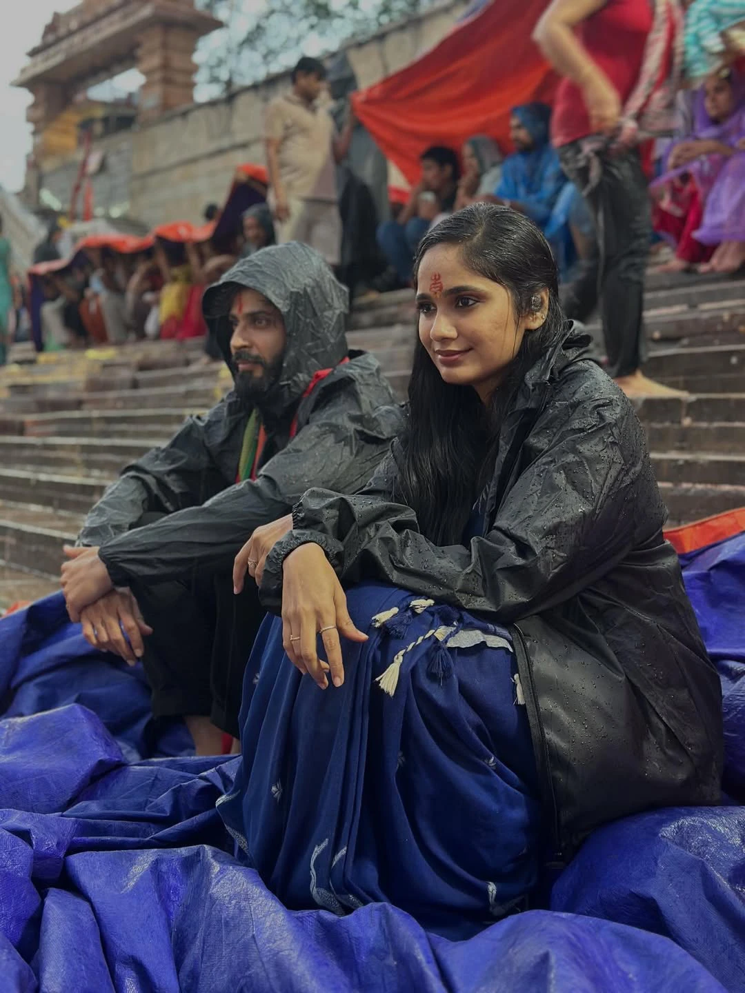 Tejaswini Gowda Amardeep Went to Chardham Yatra