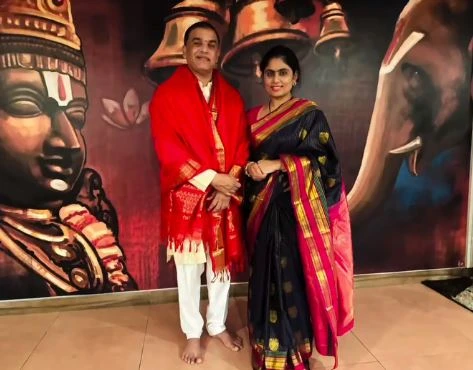 Dil Raju Tejaswini Vygha Wedding Anniversary