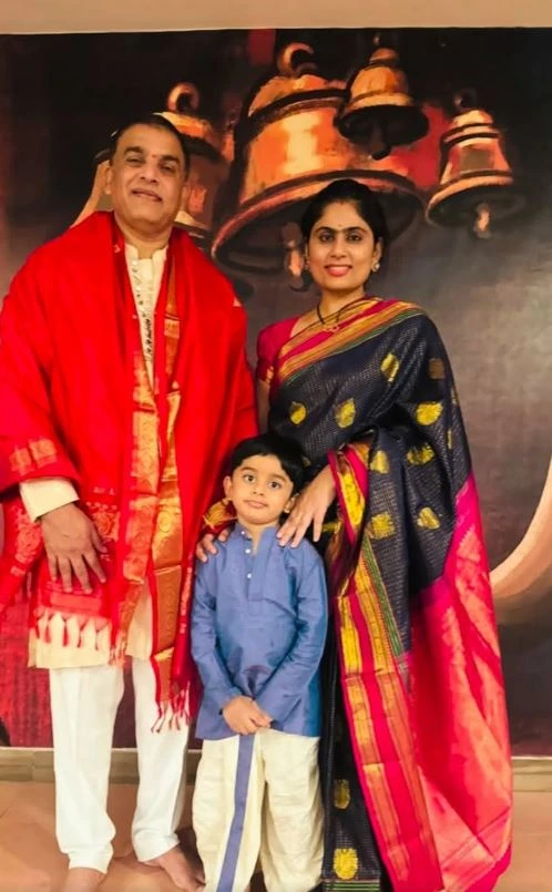 Dil Raju Tejaswini Vygha Wedding Anniversary