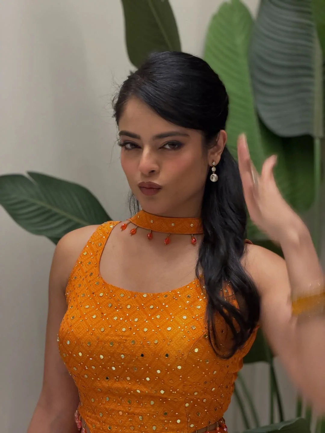 The rajasaab beauty Riddhi kumar stunning looks