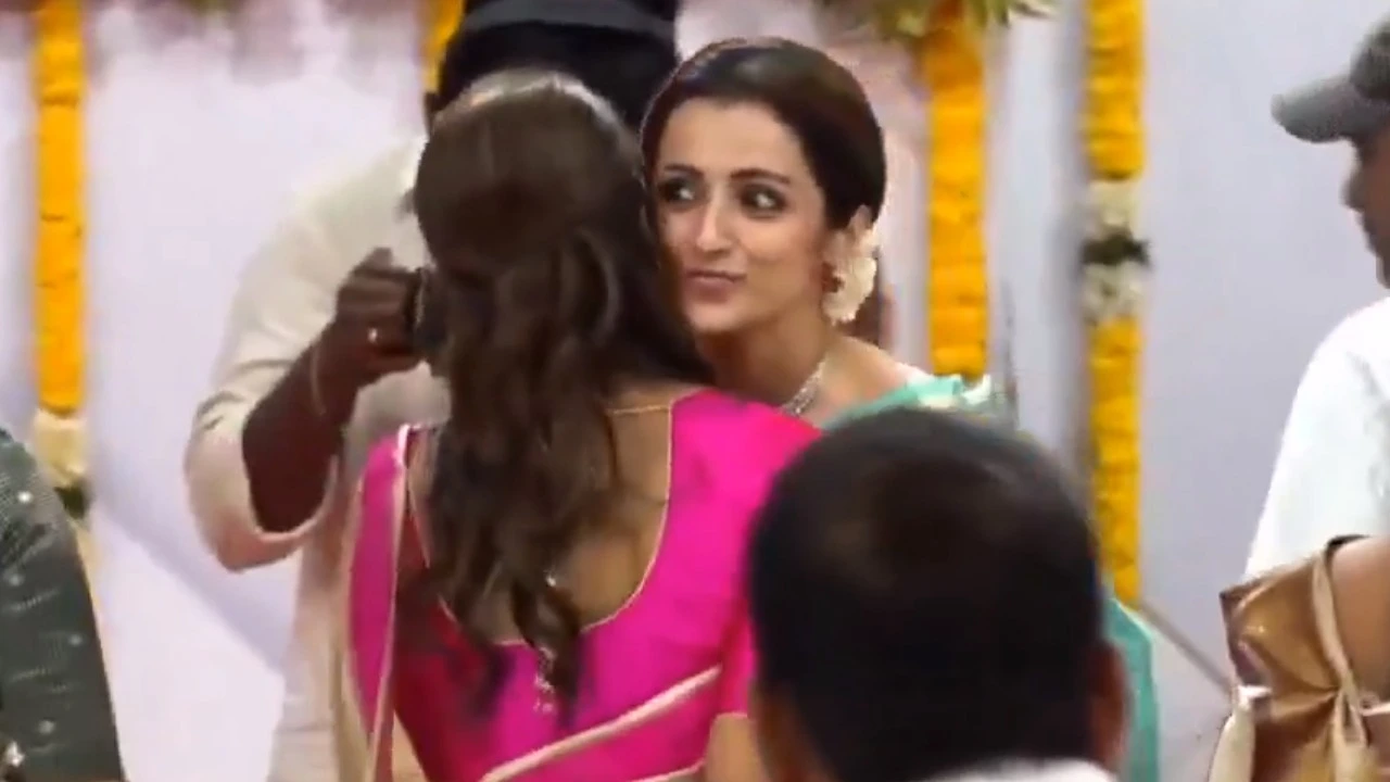Trisha Appearance in Vijay Oath Ceremony
