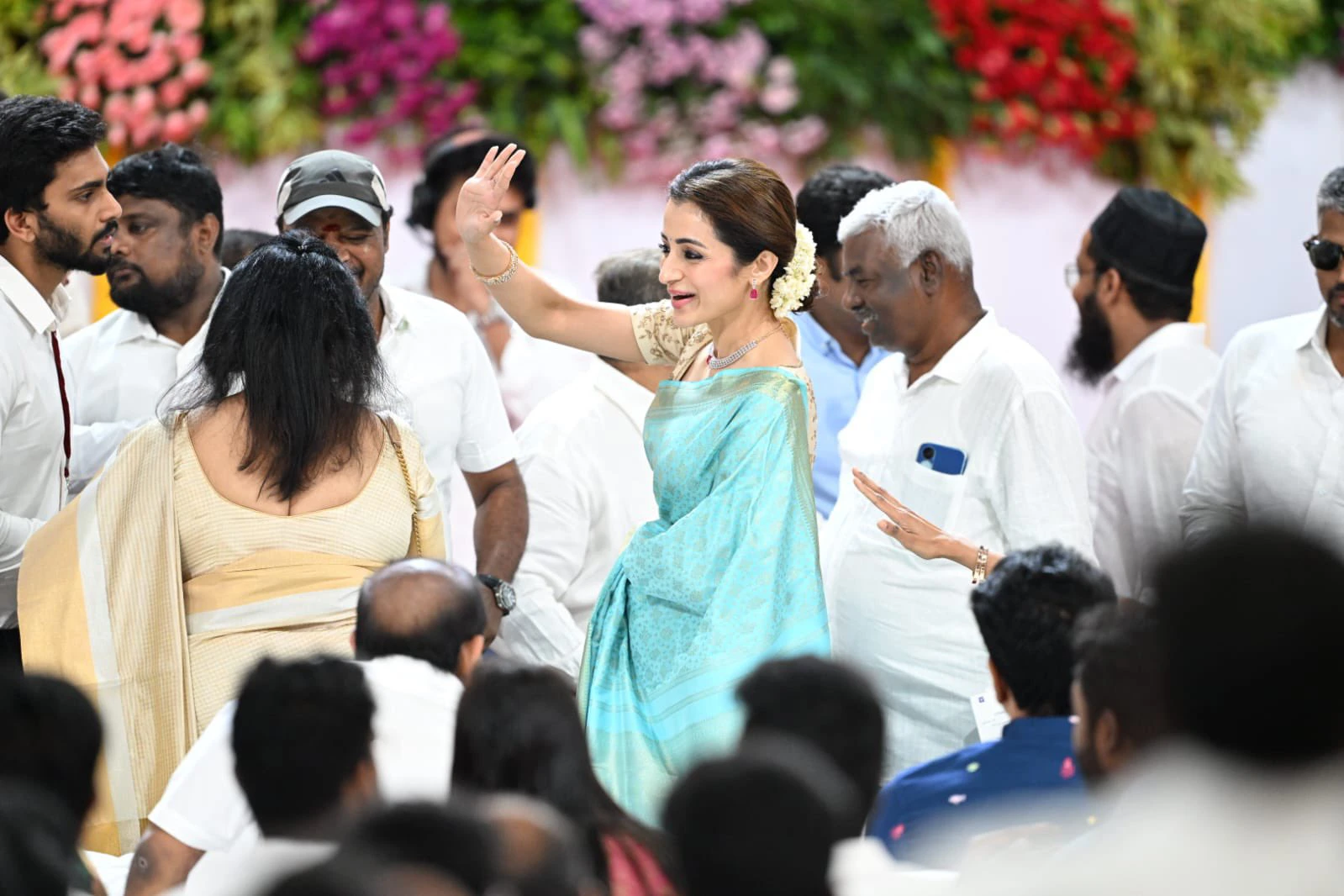 Trisha Appearance in Vijay Oath Ceremony