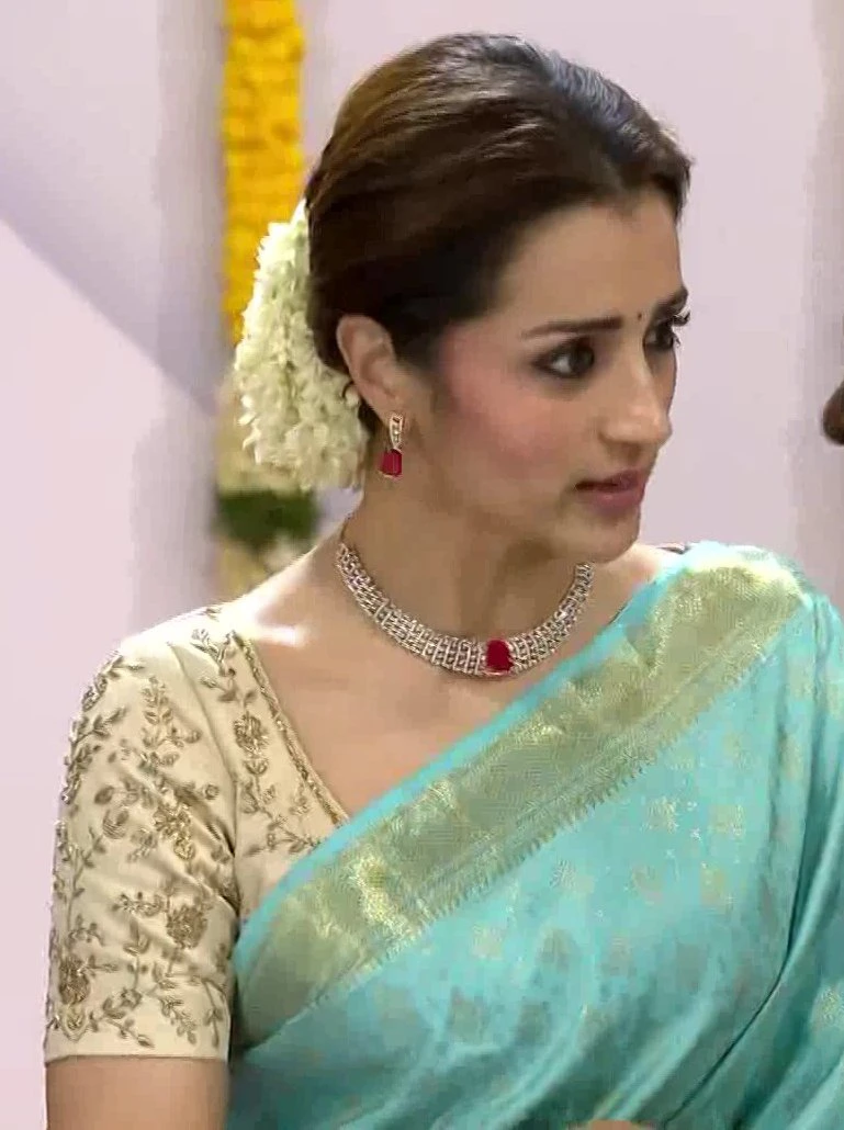 Trisha Appearance in Vijay Oath Ceremony