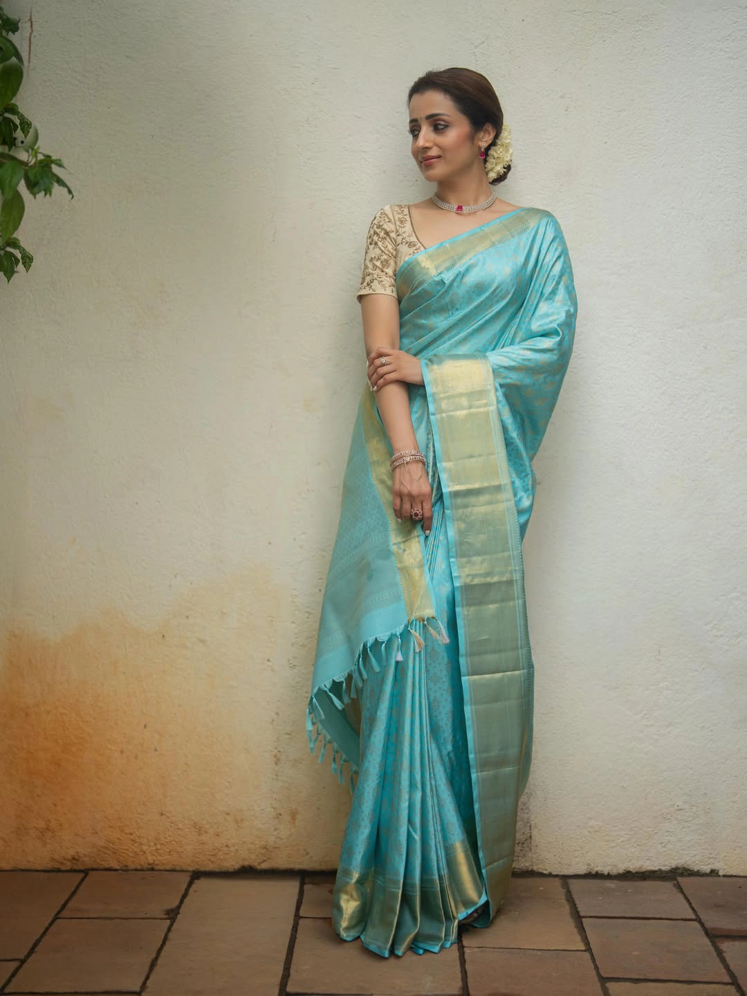 Trisha Krishnan Traditional Saree Looks