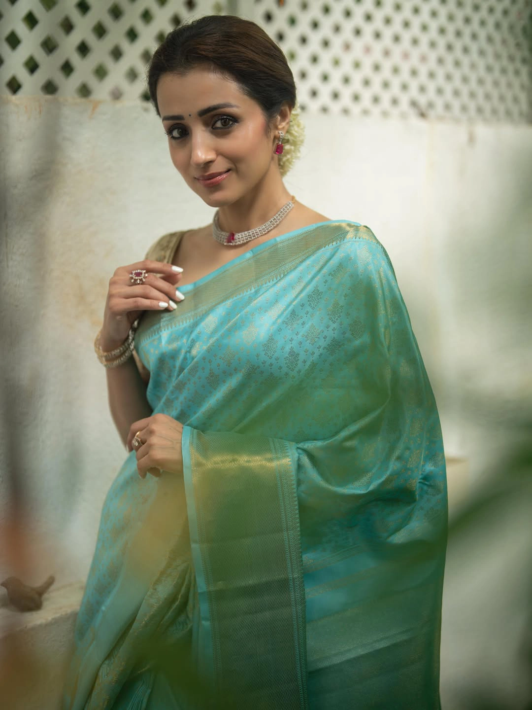 Trisha Krishnan Traditional Saree Looks