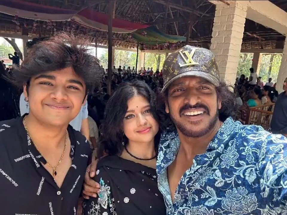 Kannada Star Hero Upendra Children