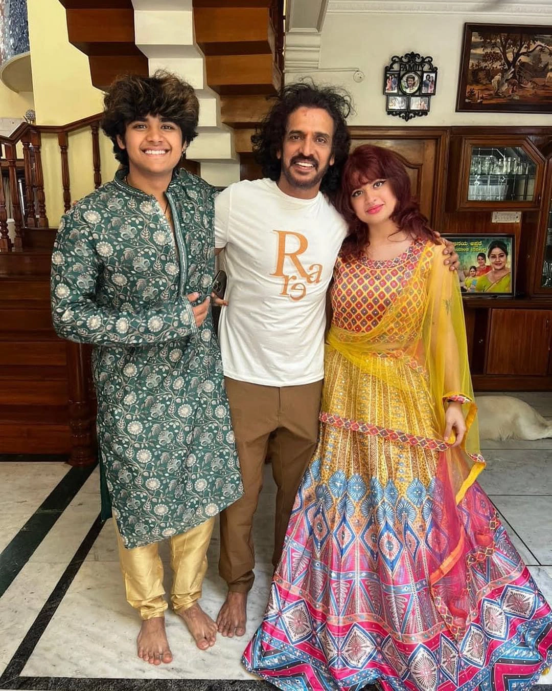 Kannada Star Hero Upendra Children