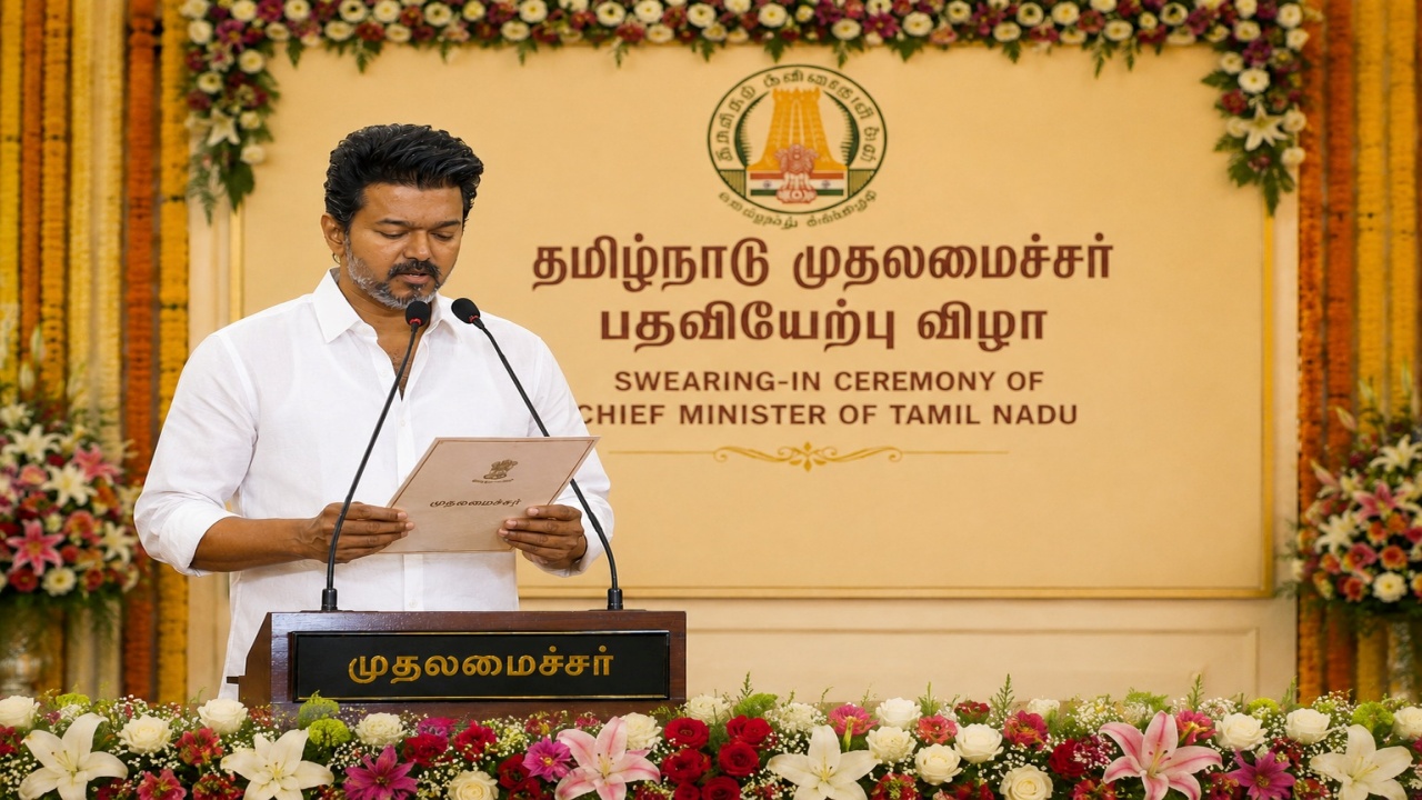 TVK Vijay Oath Taking : ప్రభుత్వ ఏర్పాటుకు గవర్నర్ గ్రీన్ సిగ్నల్.. సీఎంగా విజయ్ ప్రమాణ స్వీకారానికి ముహుర్తం ఫిక్స్.. ఎప్పుడంటే..